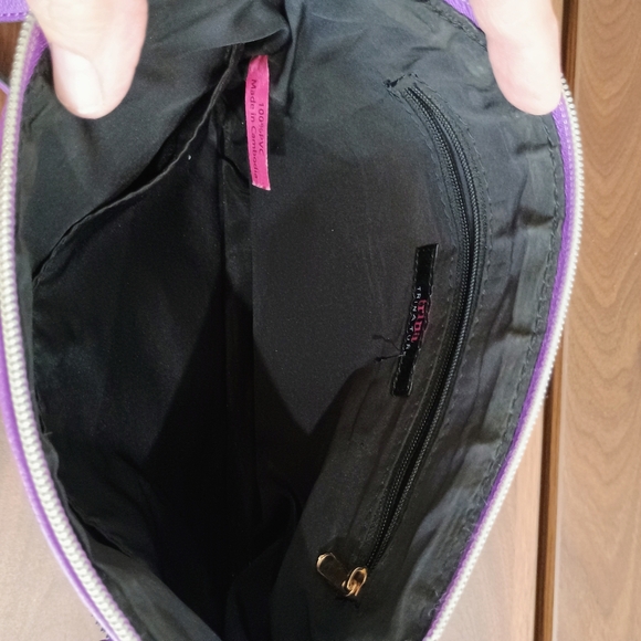 Trina Turk Purple Floral Crossbody Bag - Picture 9 of 9